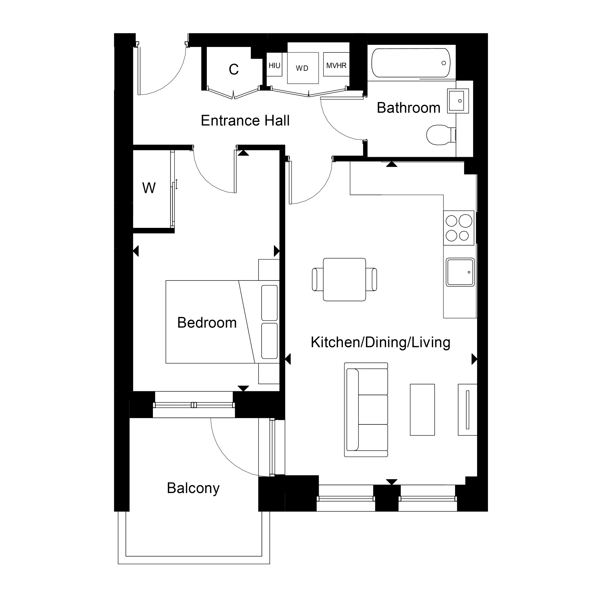 Marram House, Number 95 Floorplan